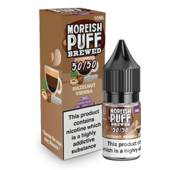 Moreish Puff Brewed 50/50 Hazelnut Vienna 10ml E-Liquid