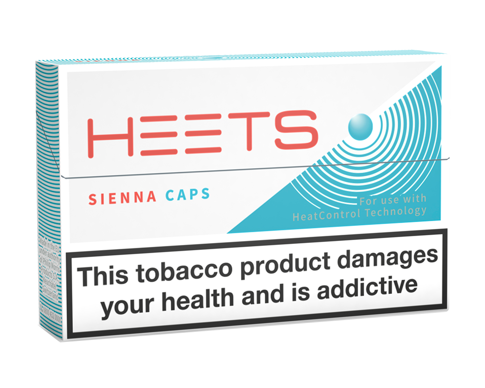 IQOS HEETS Sienna Caps Selection Tobacco Sticks