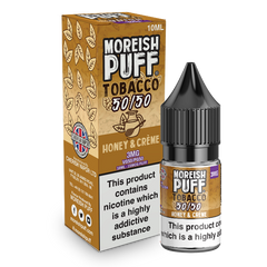 Moreish Puff Tobacco 50/50 Honey and Cream Tobacco 10ml E-Liquid
