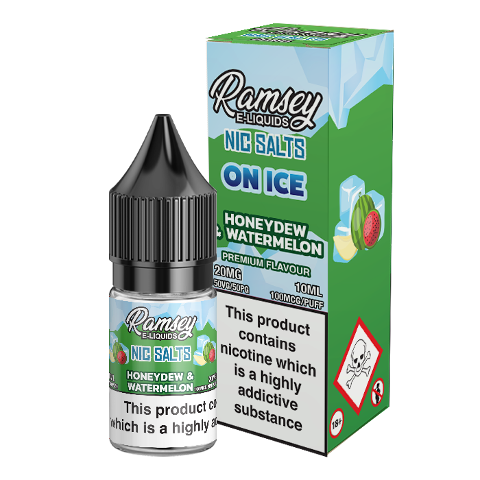 Ramsey E-Liquids Honeydew Watermelon Ice 10ml Nic Salt