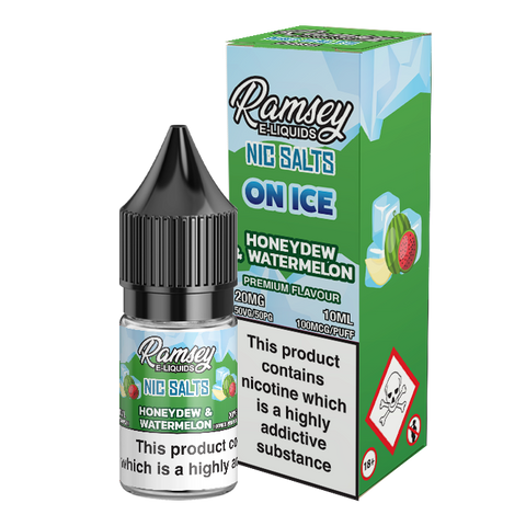 Ramsey E-Liquids Honeydew Watermelon Ice 10ml Nic Salt