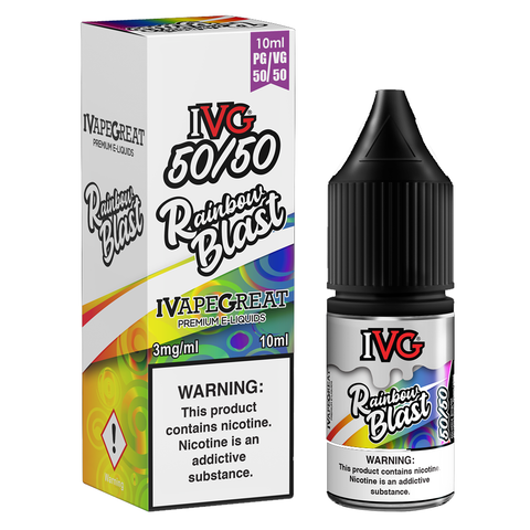 IVG 50/50 Rainbow Blast 10ml E-Liquid