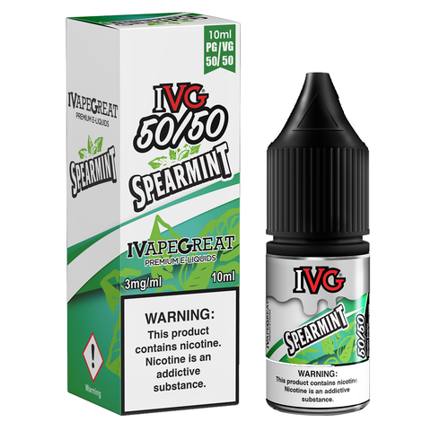 IVG 50/50 Spearmint 10ml E-Liquid