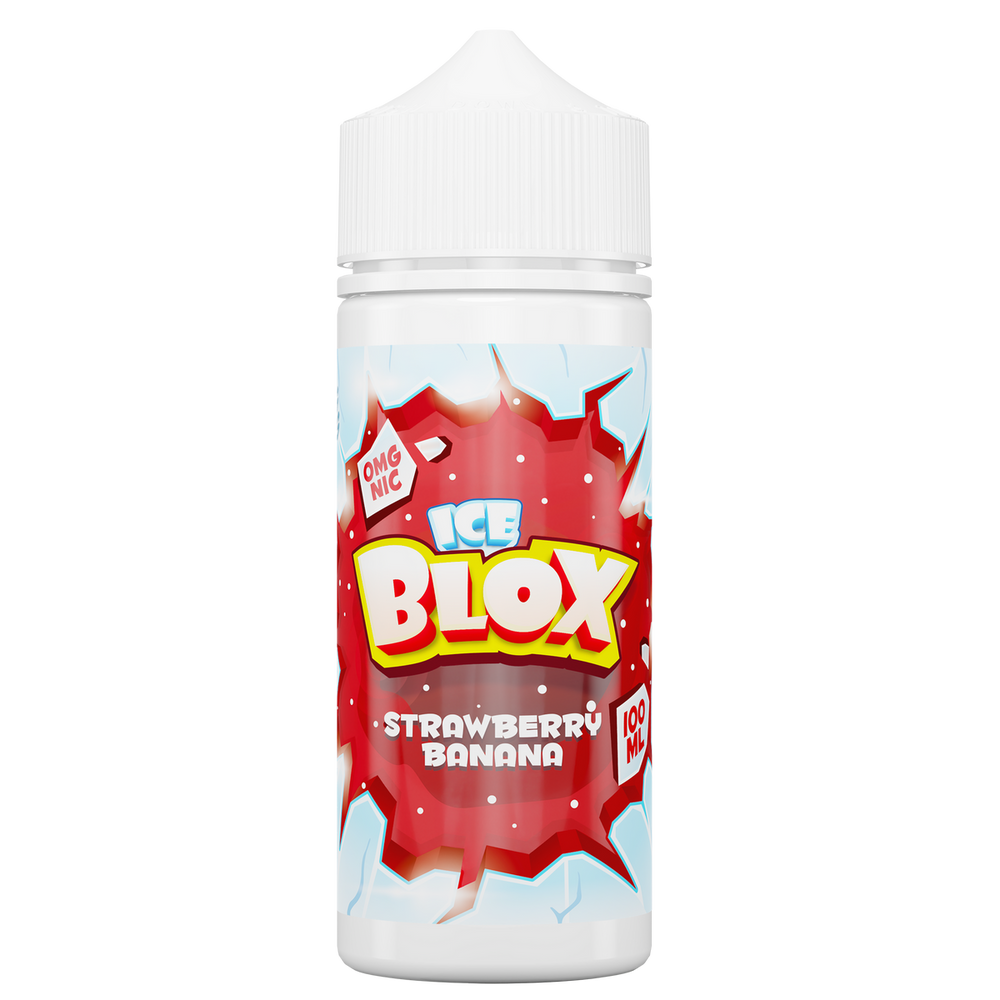 Ice Blox Strawberry Banana 100ml Shortfill