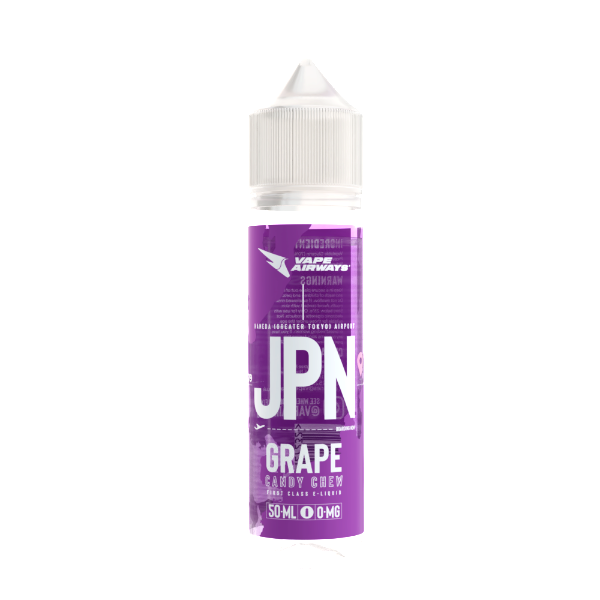 Vape Airways Jpn Grape Candy Chew 0mg 50ml Shortfill E-Liquid