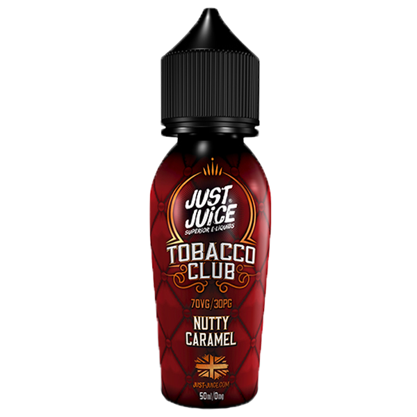 Just Juice Tobacco Club Nutty Caramel 50ml Shortfill 0mg