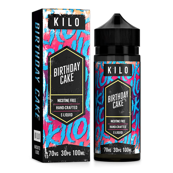 Kilo New Series Birthday Cake 100ml Shortfill