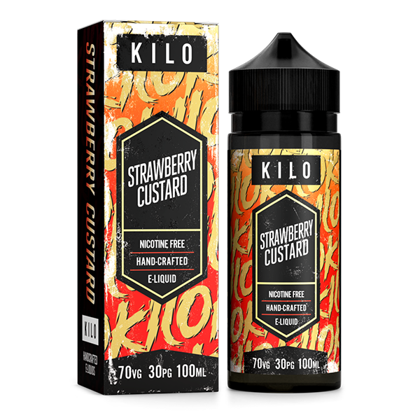 Kilo New Series: Strawberry Custard 0mg 100ml Shortfill E-Liquid