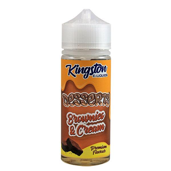 Brownies and Cream E-Liquid by Kingston 100ml Shortfill