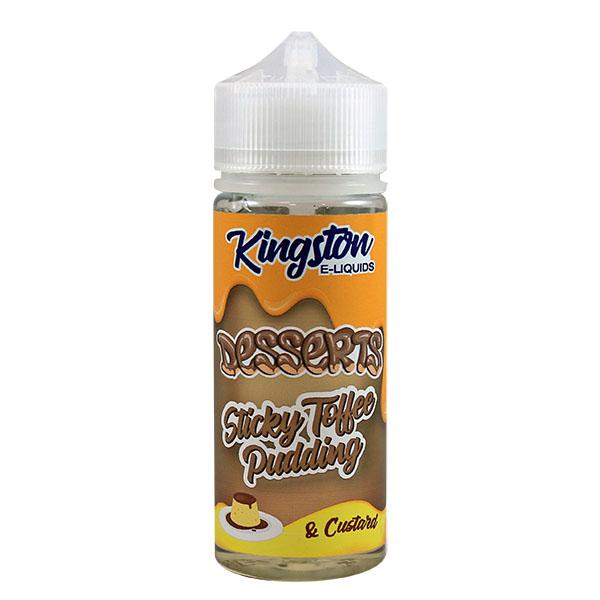 Sticky Toffee Pudding and Custard E-Liquid by Kingston 100ml Shortfill