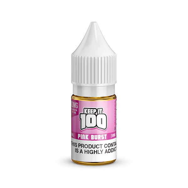 Keep it 100 Nic Salt Pink Burst 10ml E-Liquid