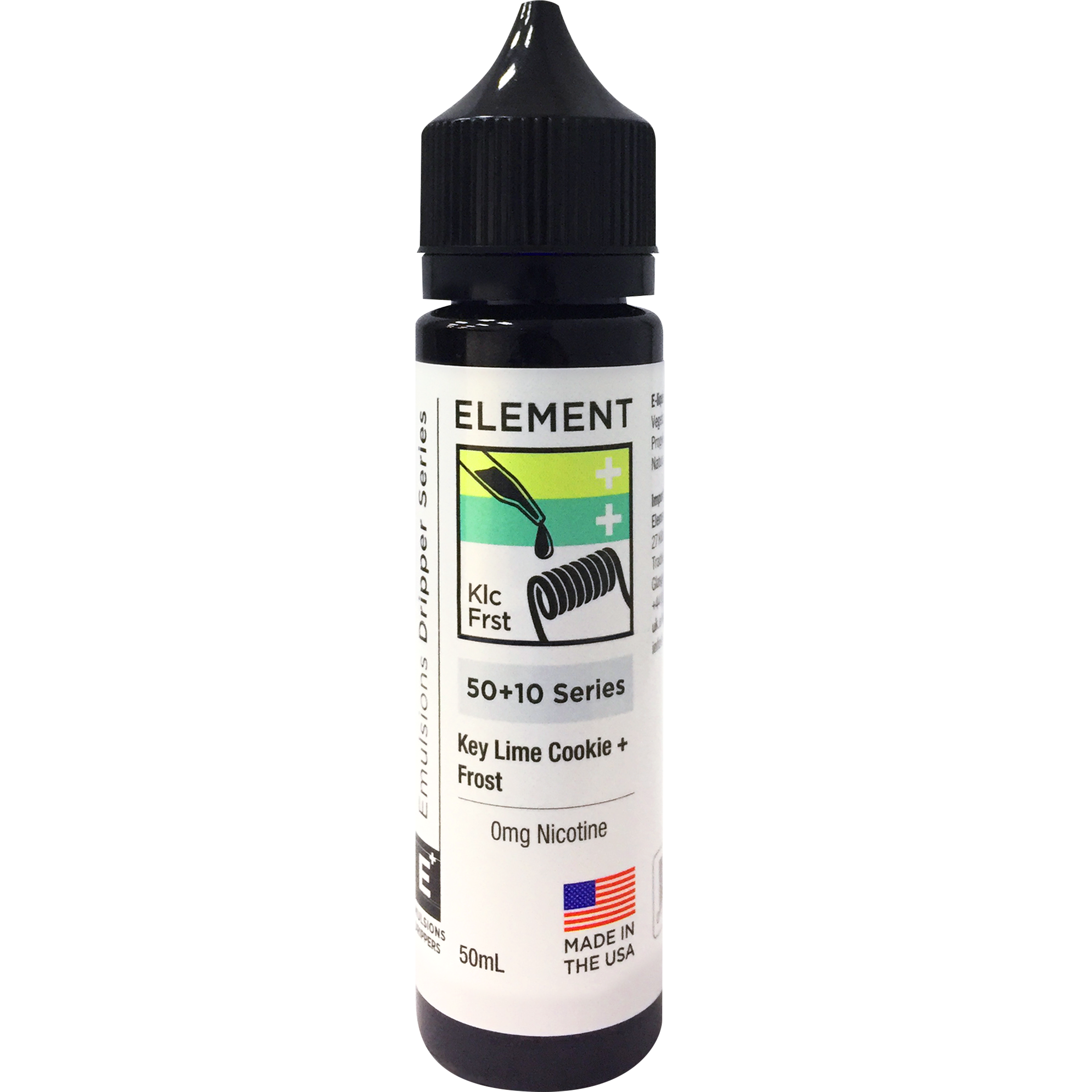 Element Emulsion: Key Lime Cookie & Frost 0mg 50ml Shortfill E-liquid