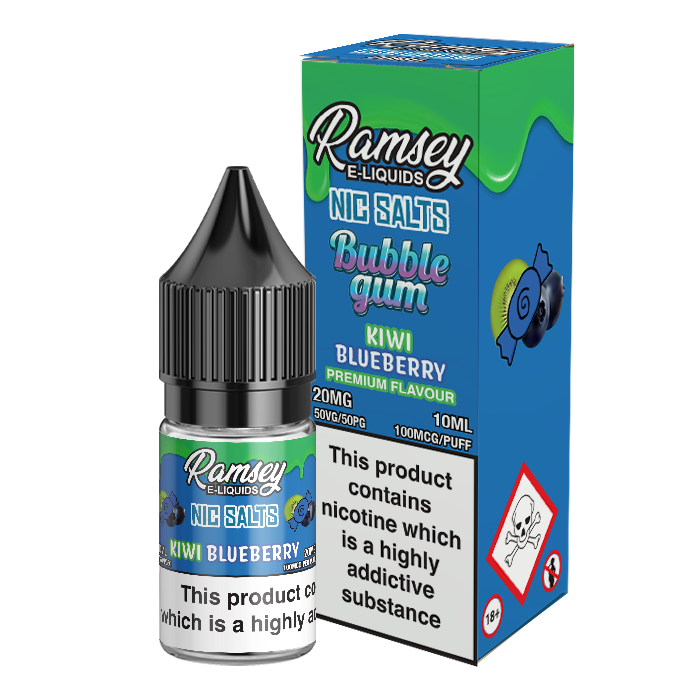 Ramsey E-Liquids Kiwi Blueberry 10ml Nic Salt