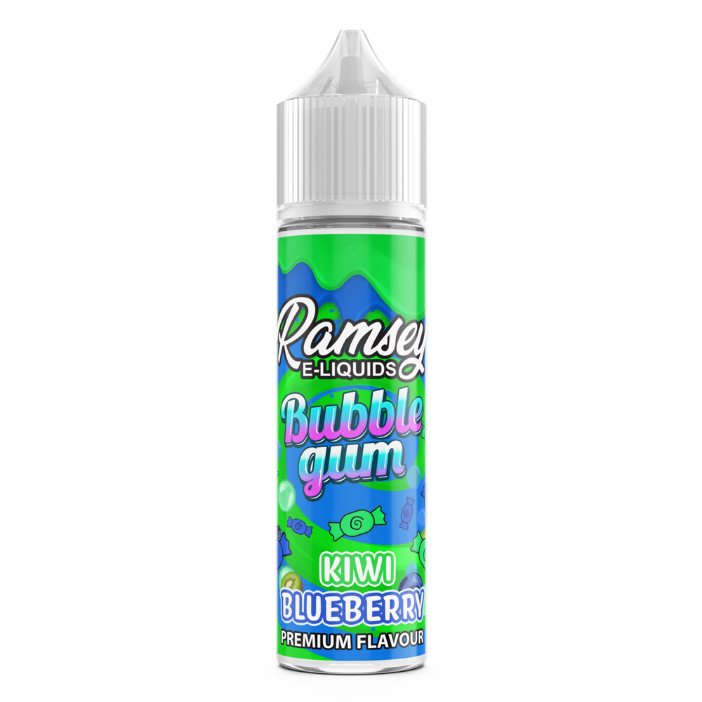 Ramsey E-Liquids Bubblegum Kiwi Blueberry 50ml Shortfill