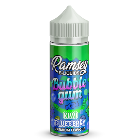 Ramsey E-Liquids Bubblegum Kiwi Blueberry 100ml Shortfill