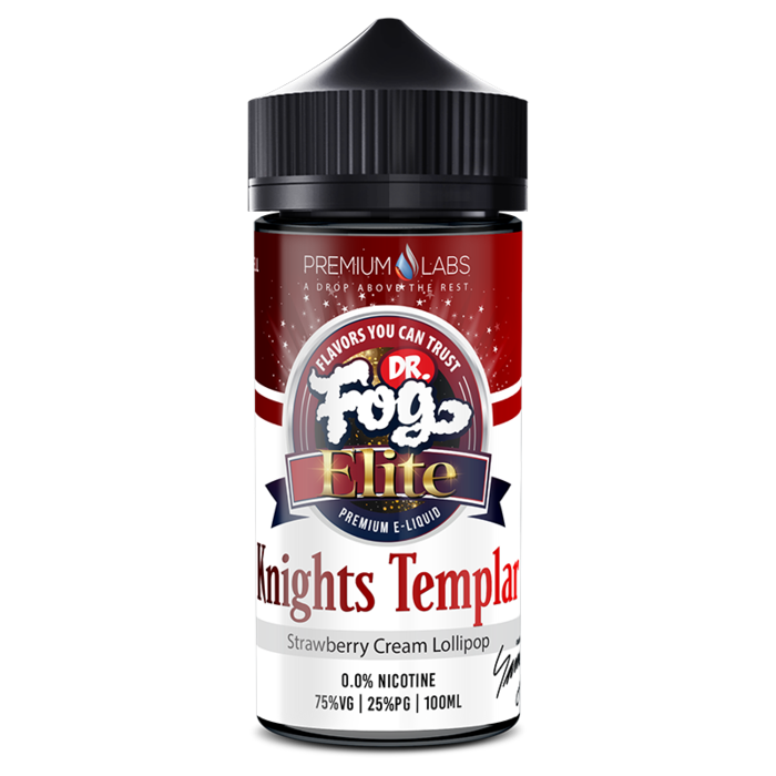 Dr Fog Elite Knights Templar 0mg 100ml Shortfill E-Liquid