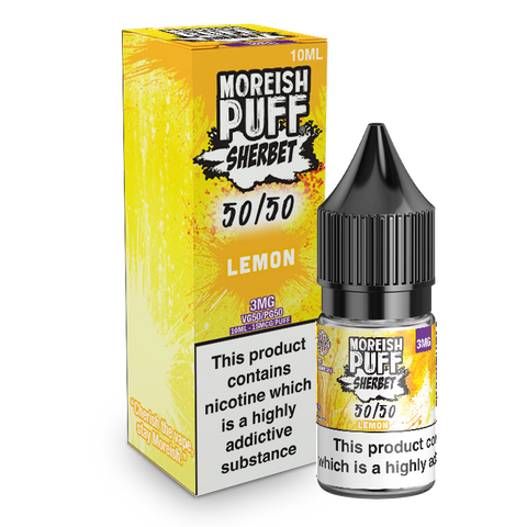 Moreish Puff Sherbet 50/50 Lemon Sherbet 10ml E-Liquid