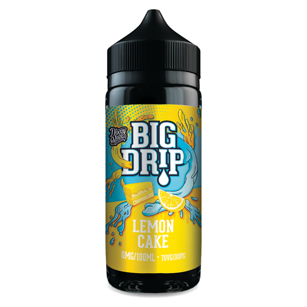 Doozy Vape Big Drip Lemon Cake 0mg 100ml Shortfill E-Liquid