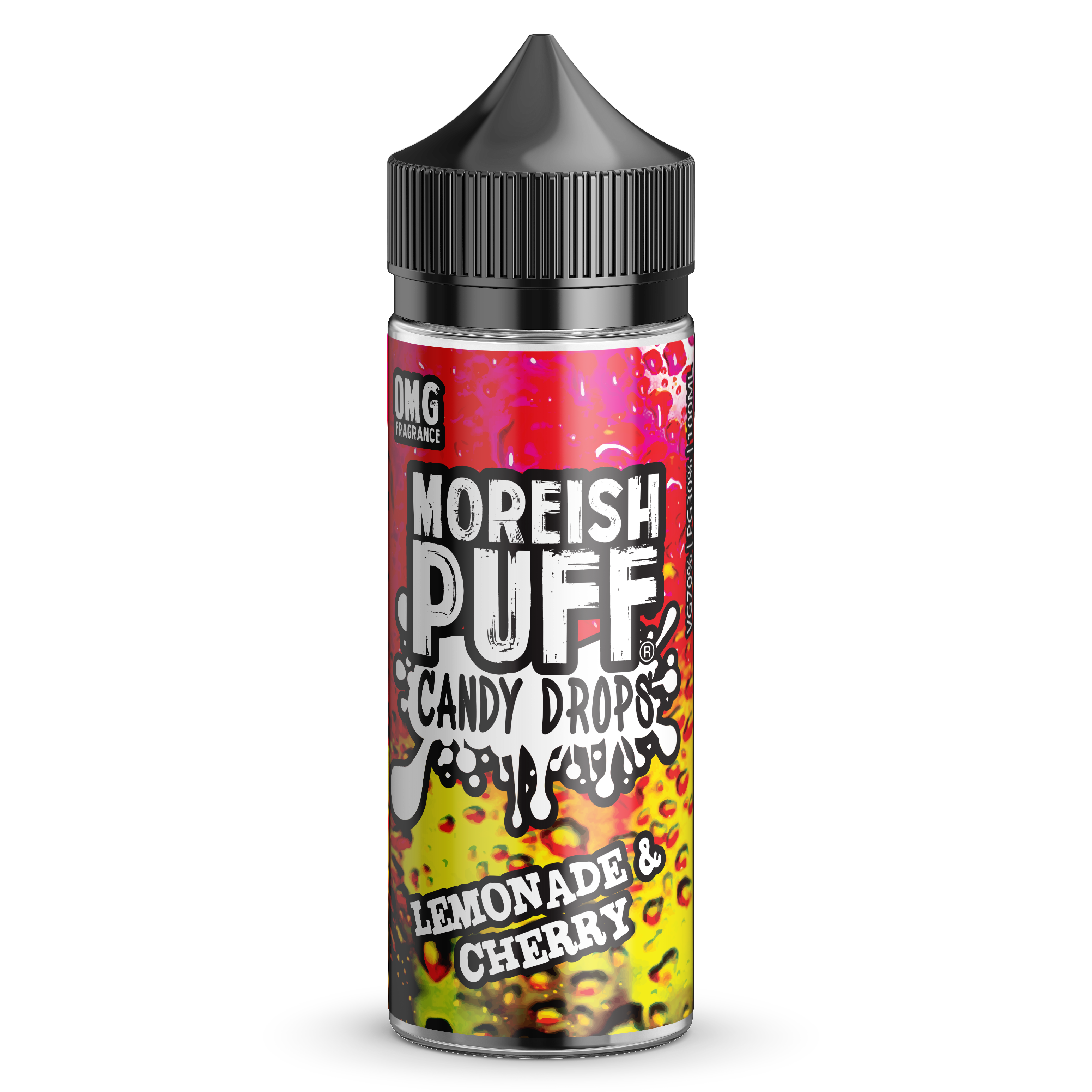 Moreish Puff Candy Drops: Lemonade & Cherry Candy Drops 0mg 100ml Shortfill E-Liquid