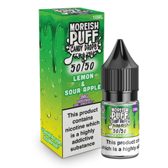 Moreish Puff Candy Drops 50/50 Lemon and Sour Apple Candy Drops 10ml E-Liquid