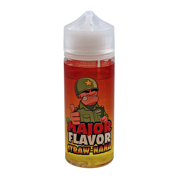 Major Flavor Straw-nana 0mg 100ml Shortfill E-Liquid