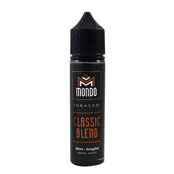 Mondo Tobacco: Classic Blend 0mg 50ml Shortfill E-Liquid