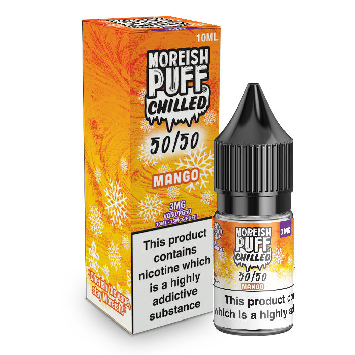 Moreish Puff Chilled 50/50 Mango Chilled 10ml E-Liquid
