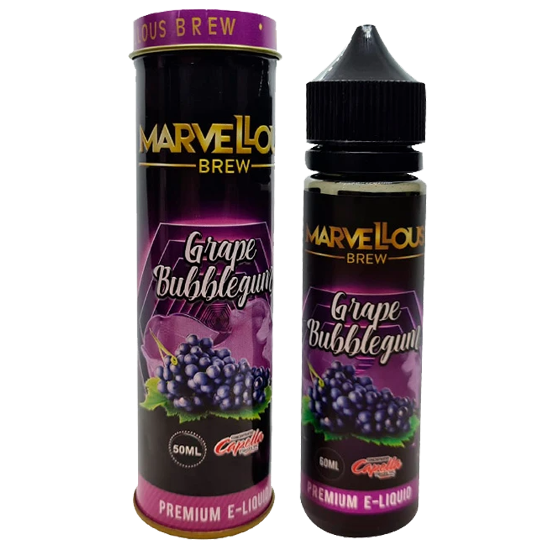 Marvellous Brew Grape Bubblegum 0mg 50ml Shortfill E-Liquid