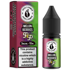 Juice N Power 50:50 Melon Berries 10ml E-Liquid