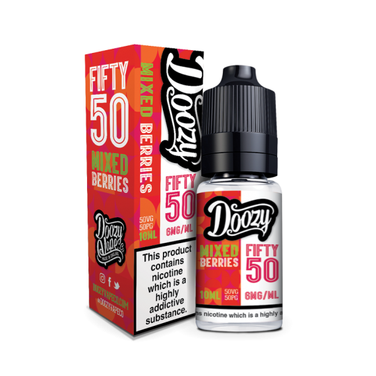 Doozy Vape 50/50 Mixed Berries 10ml E-Liquid