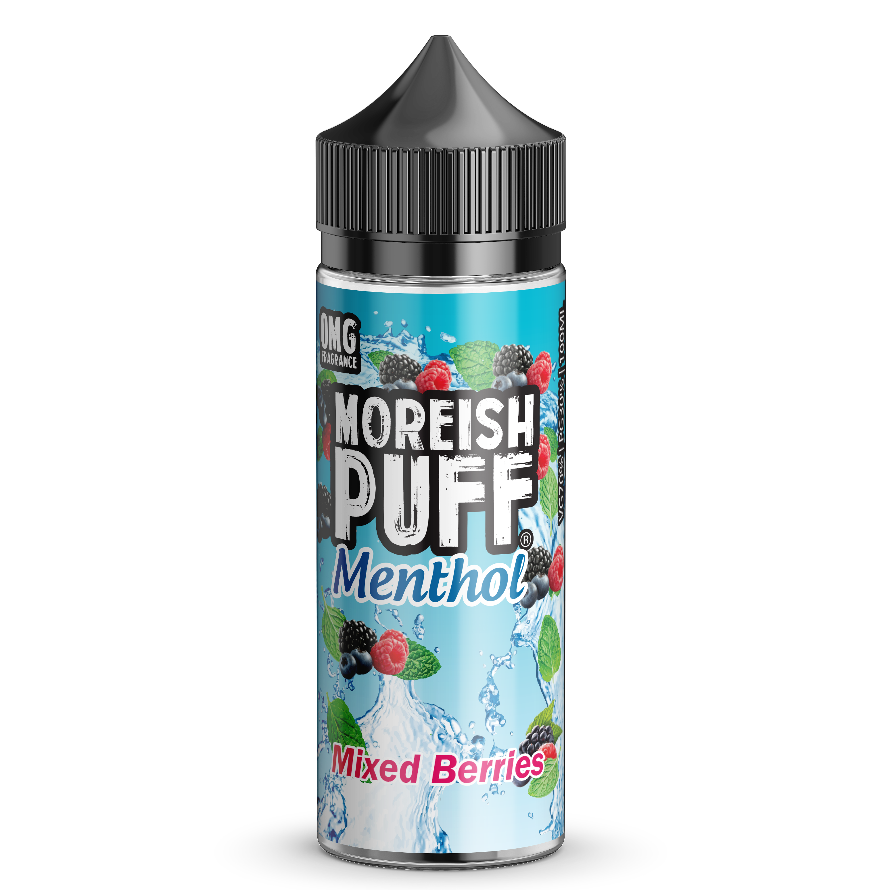 Moreish Puff Mixed Berries Menthol 100ml Shortfill