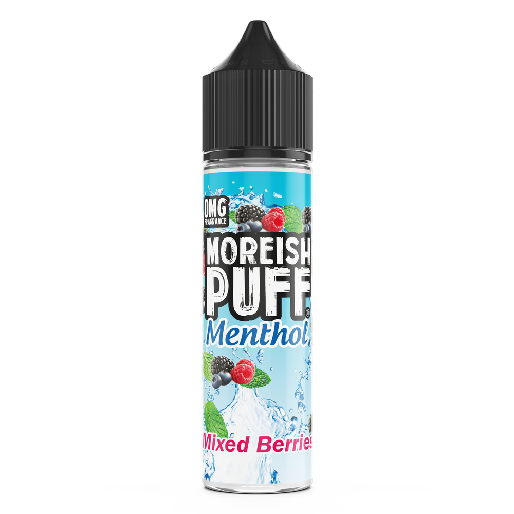 Moreish Puff Menthol Mixed Berries 50ml Shortfill