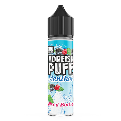 Moreish Puff Menthol Mixed Berries 50ml Shortfill