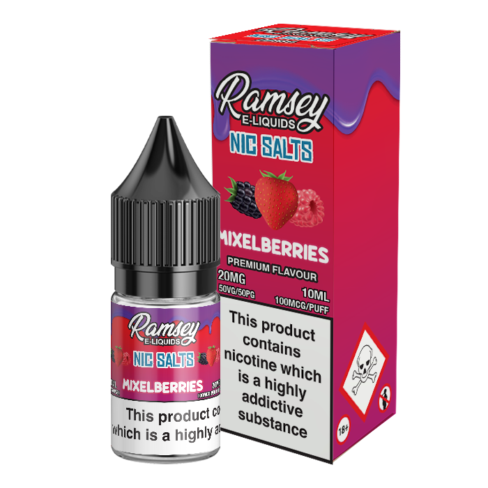 Ramsey E-Liquids Mixelberries 10ml Nic Salt