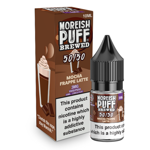 Moreish Puff Brewed 50/50 Mocha Frappe Latte 10ml E-Liquid