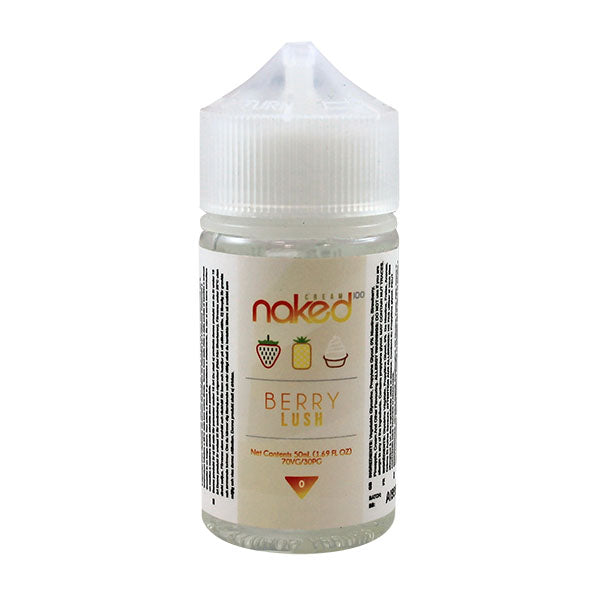 Naked 100 Cream Berry Lush 0mg 50ml Shortfill E-Liquid
