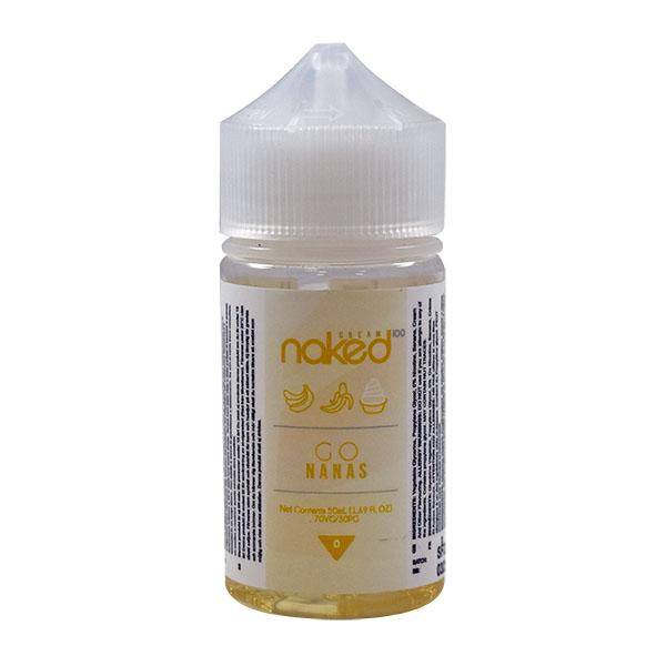 Naked 100 Cream Go Nanas 50ml Shortfill