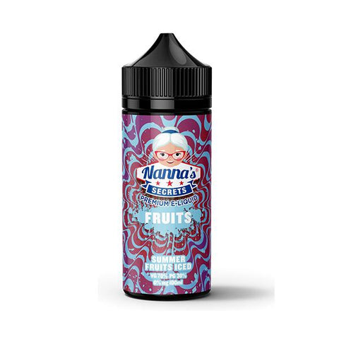 Nanna's Secret Fruits Summer Fruits Iced 100ml Shortfill