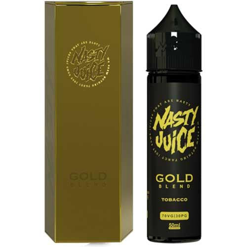 Nasty Juice Tobacco Series Gold Blend 0mg 50ml Shortfill E-Liquid