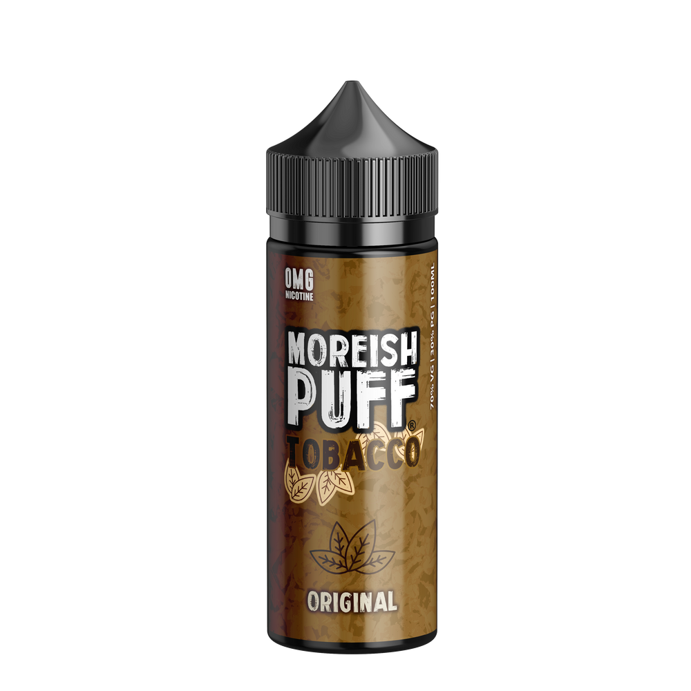 Moreish Puff Tobacco Original 100ml Shortfill