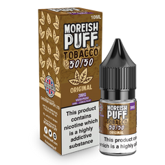 Moreish Puff Tobacco 50/50 Original Tobacco 10ml E-Liquid