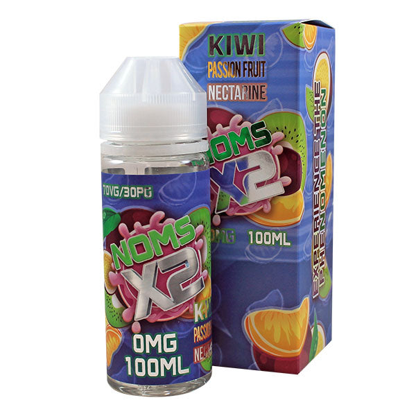 Experience the Phenomenon Noms X2: Kiwi Passion Fruit Nectarine 0mg 100ml Shortfill E-Liquid