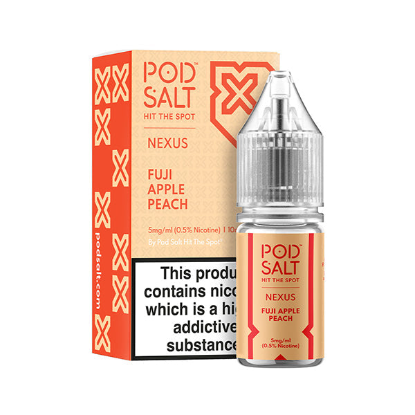 Fuji Apple Peach Nic Salt by Pod Salt - Nic Salts UK