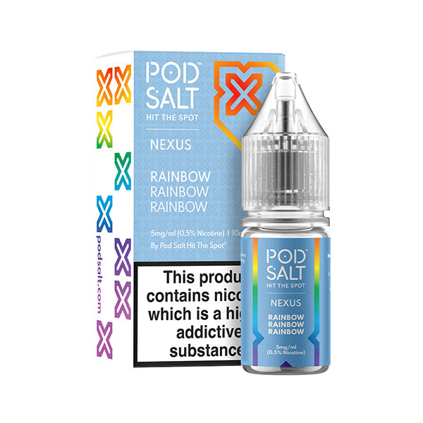 Rainbow Nic Salt by Pod Salt - Nic Salts UK