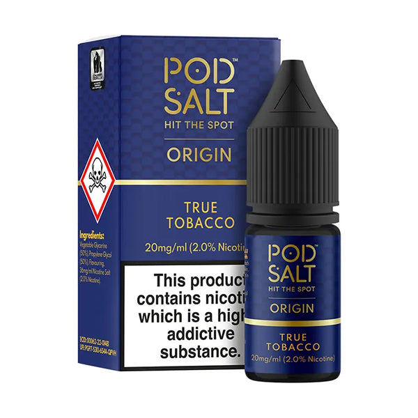 True Tobacco Nic Salt by Pod Salt - Nic Salts UK