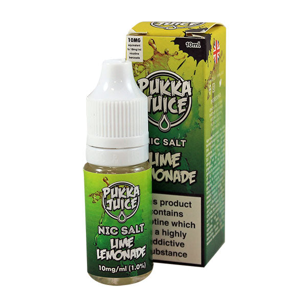 Pukka Juice Lime Lemonade Nic Salt 10ml E-Liquid