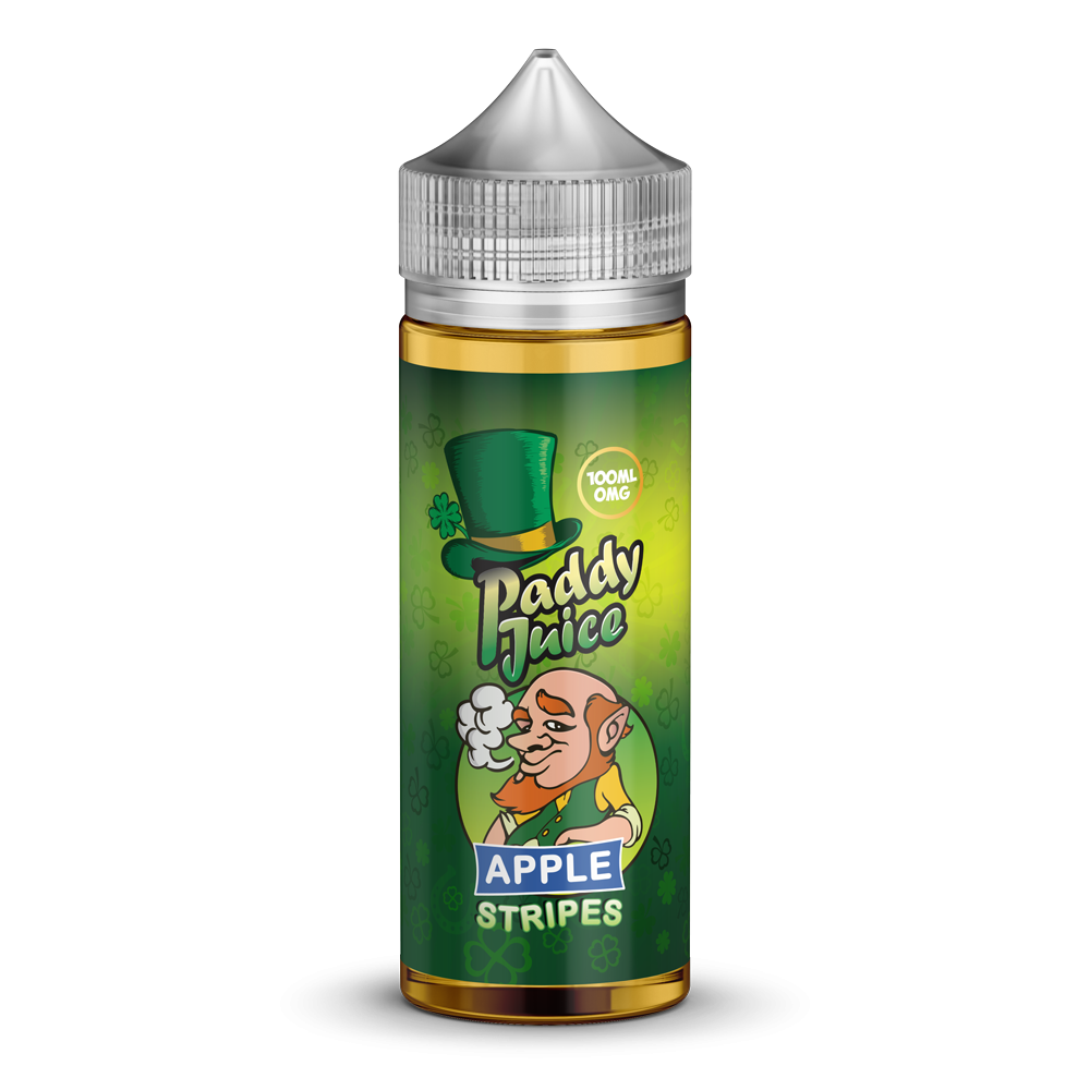 Liquid Creations Paddy Juice: Apple Stripes 0mg 100ml Shortfill E-Liquid