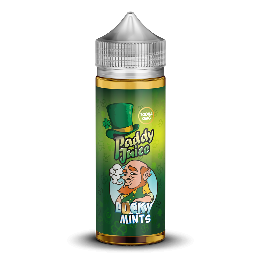 Liquid Creations Paddy Juice: Lucky Mints 0mg 100ml Shortfill E-Liquid