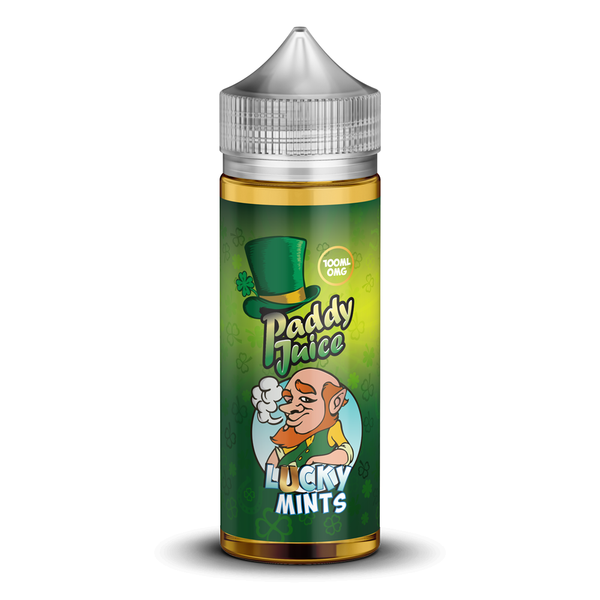 Liquid Creations Paddy Juice: Lucky Mints 0mg 100ml Short Fill E-Liquid