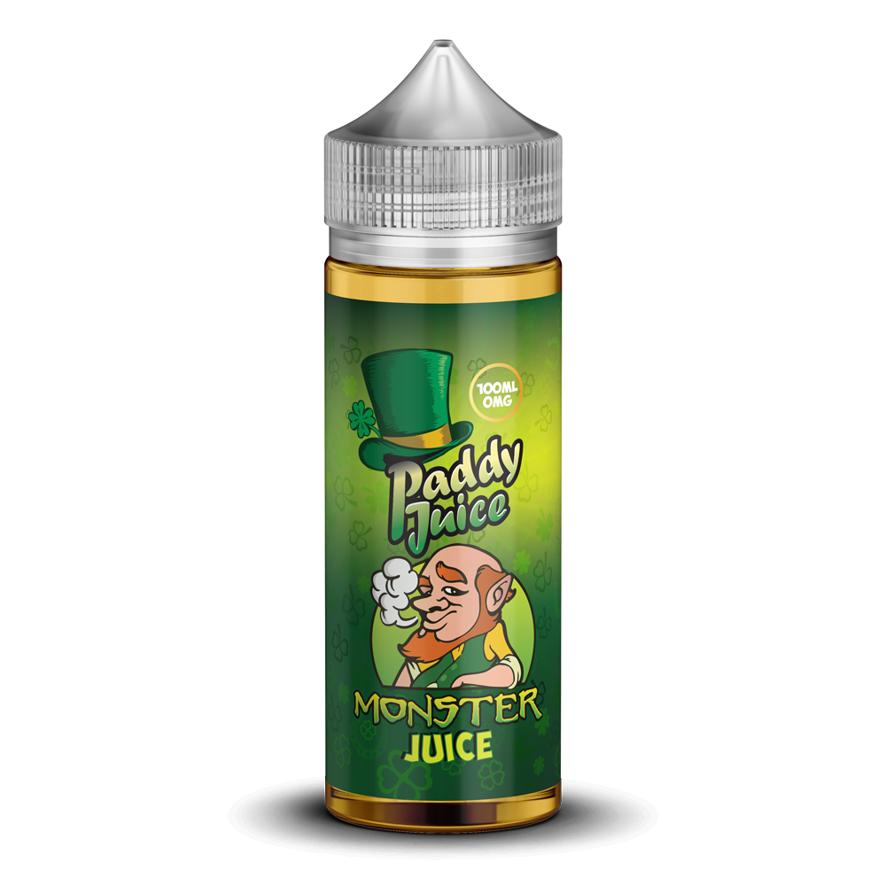 Liquid Creations Paddy Juice: Monster Juice 0mg 100ml Shortfill E-Liquid